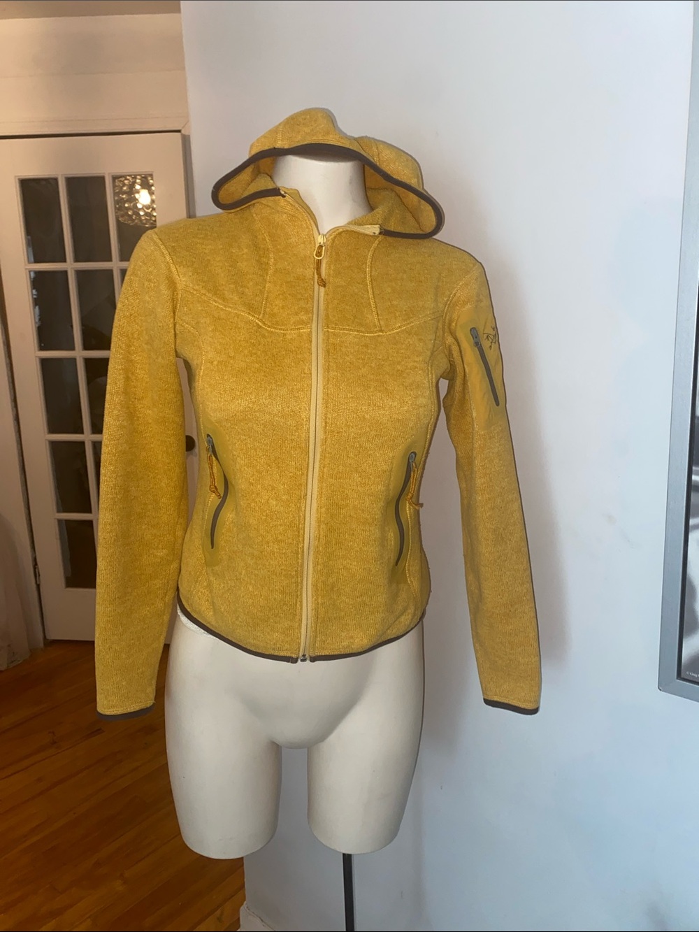 Arcteryx Polartec Fleece Hooded zip up Sweater size XS-S